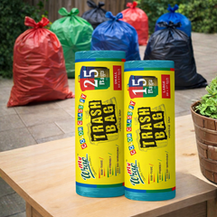 color trash bags