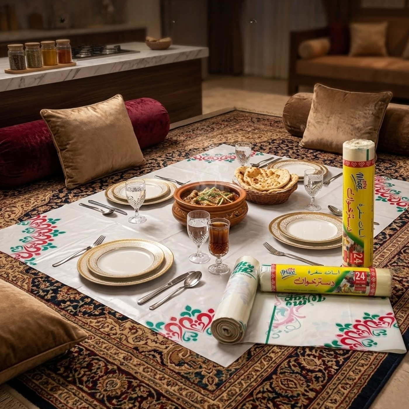 disposable dastarkhwan