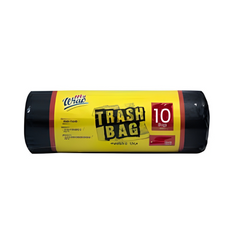 black trash bags