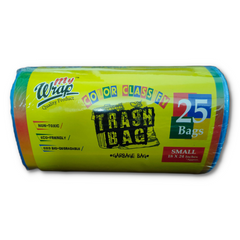 colored garbage bags