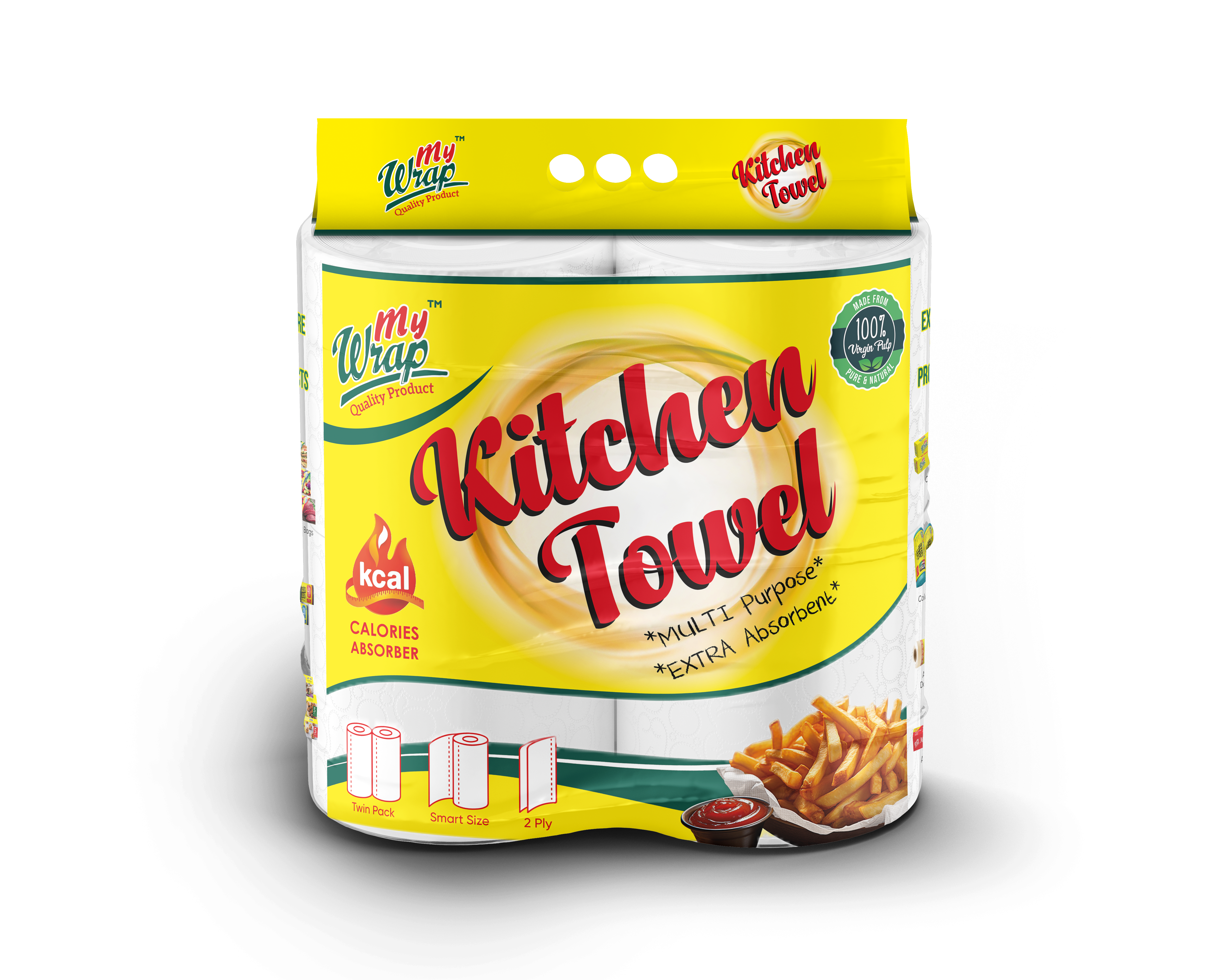 twin pack kitchen towels
