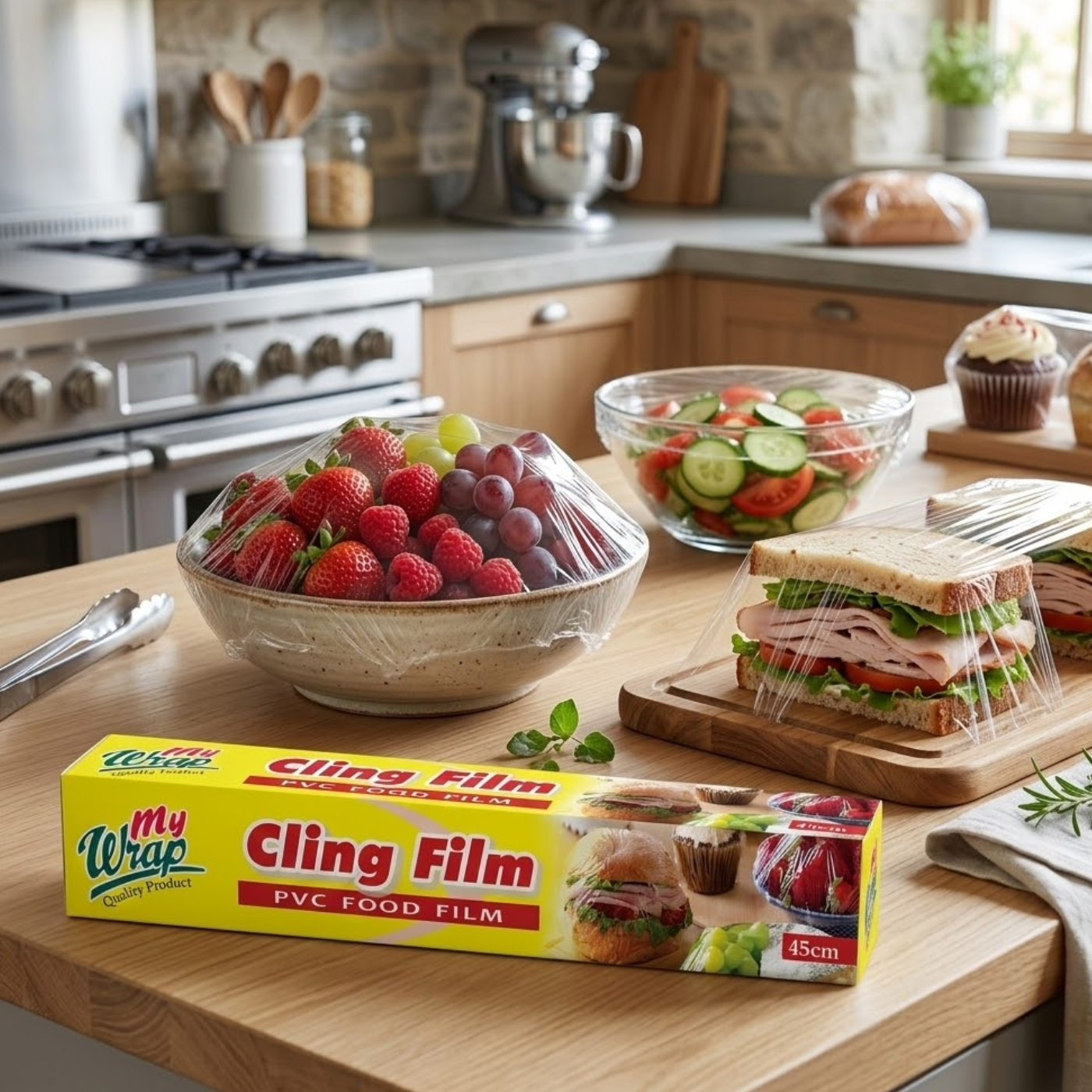 household cling film